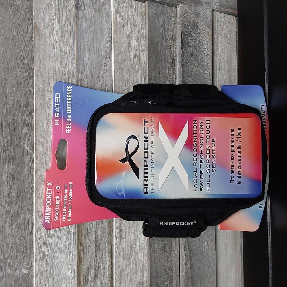 Armpocket X armband | iPhone 15/14/13/12, Galaxy S20/S10 | Medium Strap